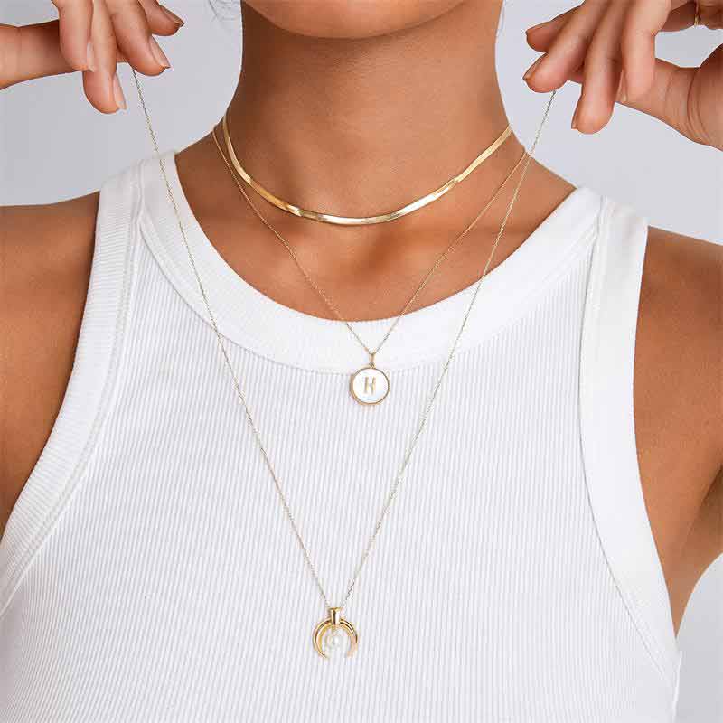 Akoya Pearl 18K Gold Special Design Highlight Necklace