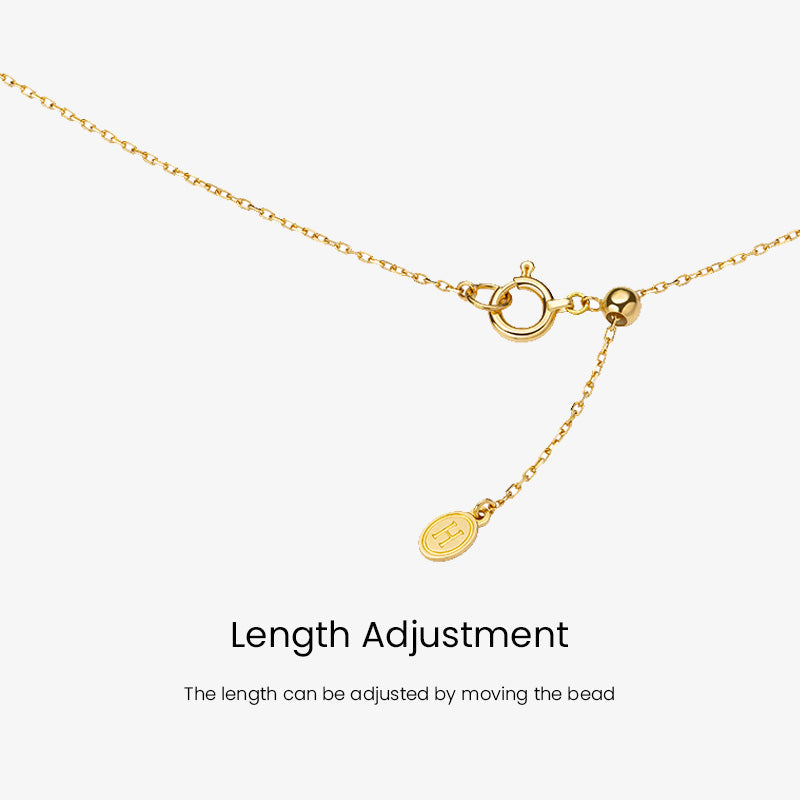 Akoya Pearl 18K Gold Mother of Pearl Diamonds Sweater Chain Necklace