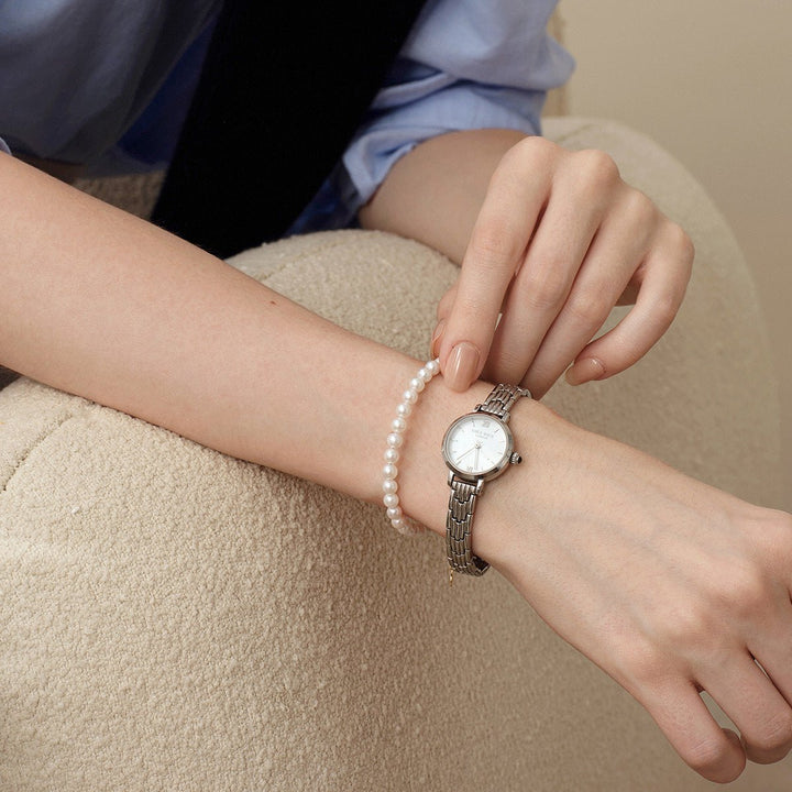 Akoya Pearl 18K Gold Classic Pearl Strand Bracelet - HELAS Jewelry