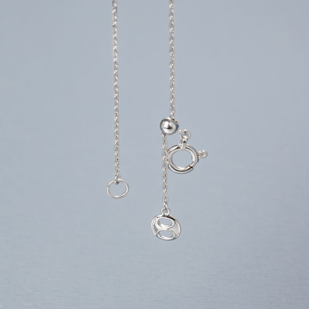 Akoya Pearl 18K Gold Diamonds Two - tone Ribbon Wish Tree Necklace - HELAS Jewelry