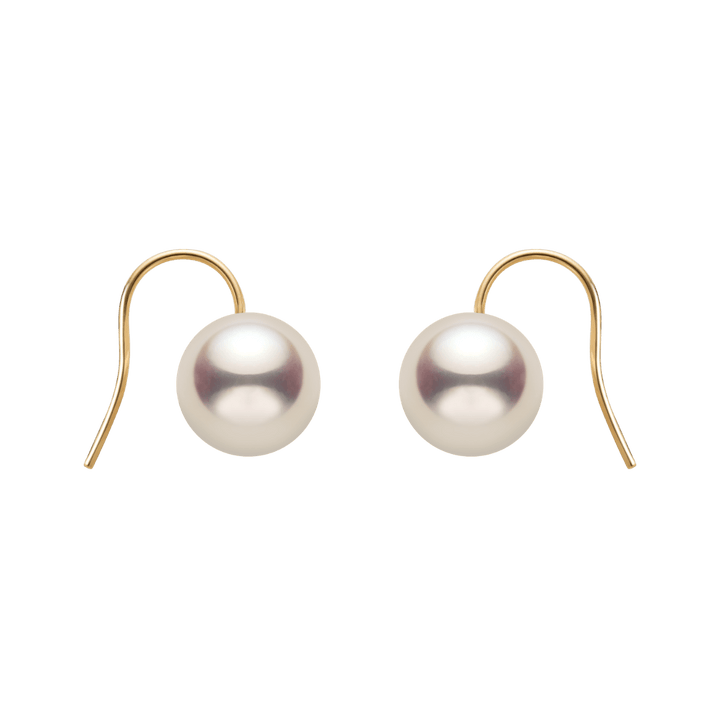 10 - 11mm Freshwater Edison Pearl 14K Gold French Hook Earrings - HELAS Jewelry