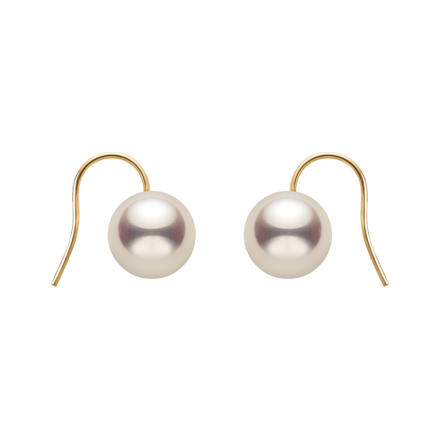 10 - 11mm Freshwater Edison Pearl 14K Gold French Hook Earrings - HELAS Jewelry