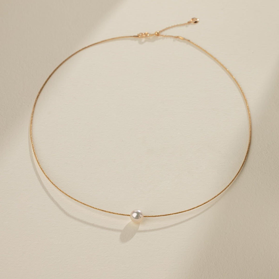 Akoya 18K Gold Pearl Necklace - HELAS Jewelry