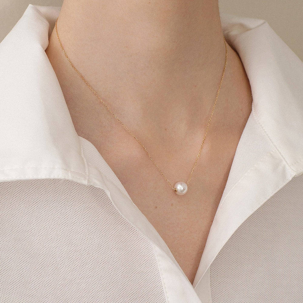 Akoya 18K Gold Pearl Necklace - HELAS Jewelry