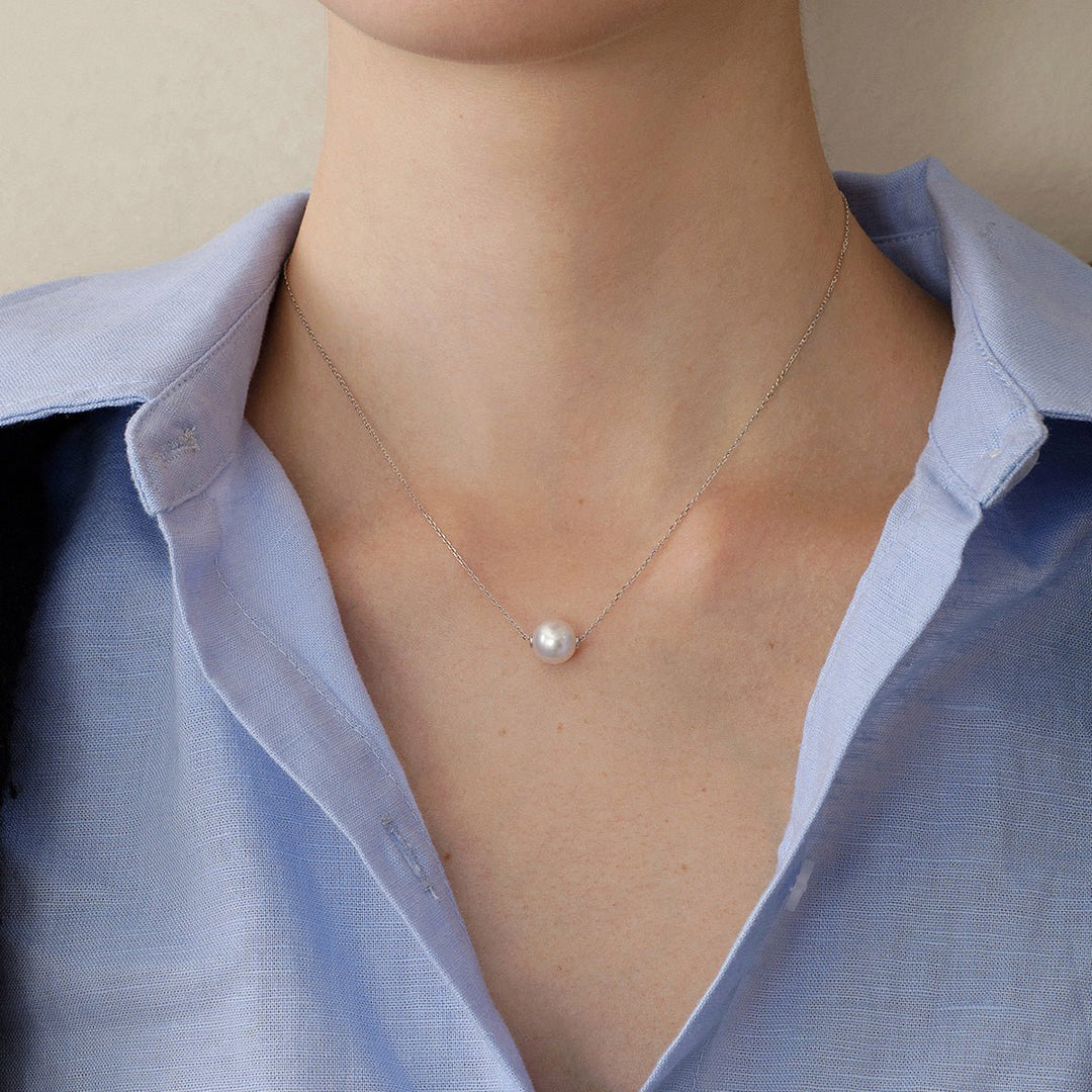 Akoya 18K Gold Pearl Necklace - HELAS Jewelry