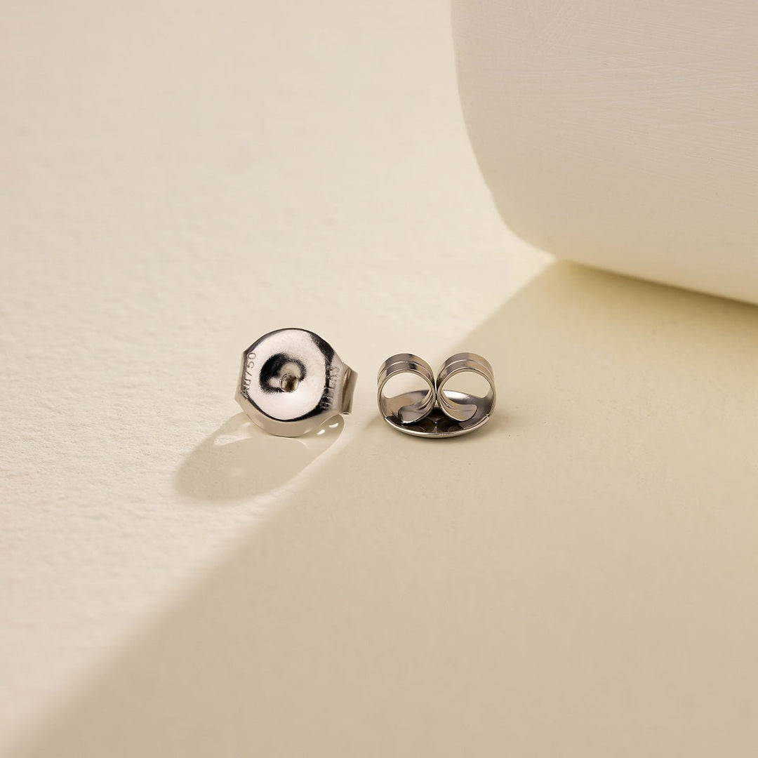 18K Gold Two Tone Half Wrap Earrings - HELAS Jewelry
