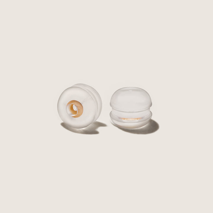10K Rose Gold Ribbon Design Stud Earrings