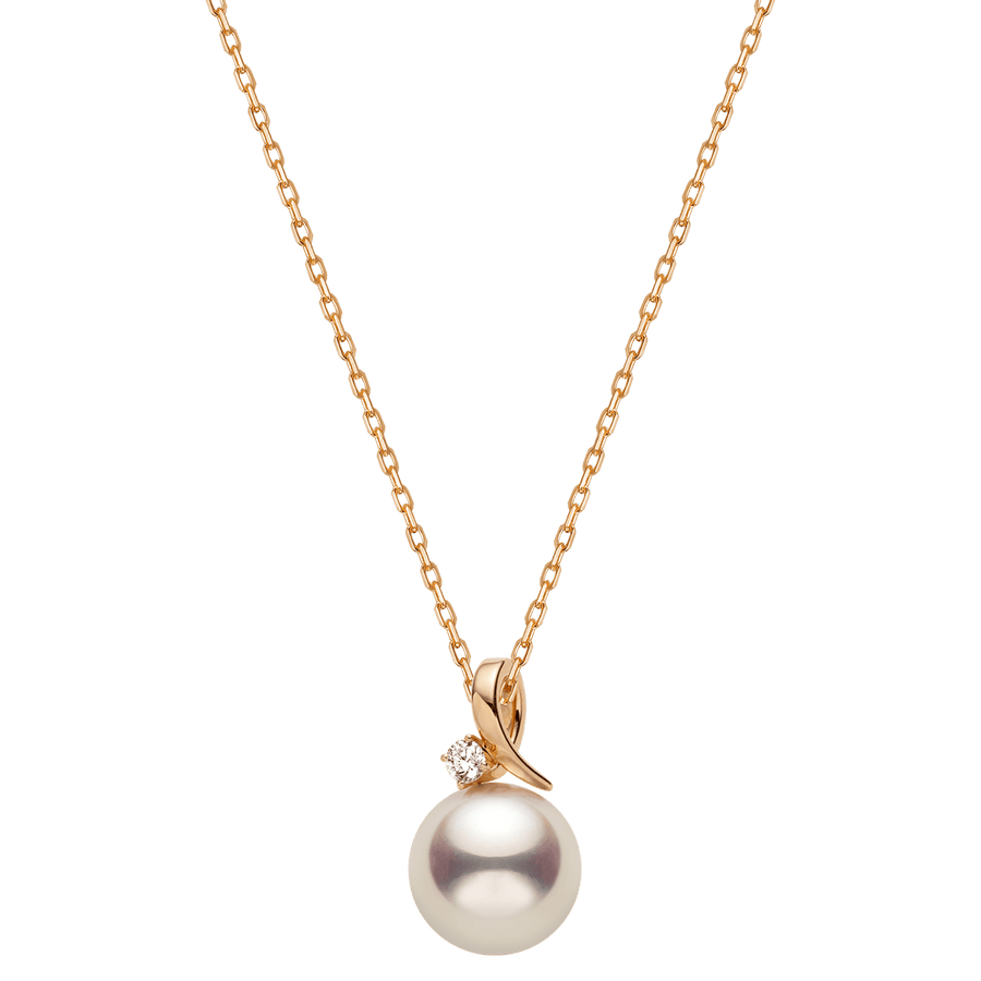 18K Solid Gold Diamond Lucky Fruit Pendant - HELAS Jewelry