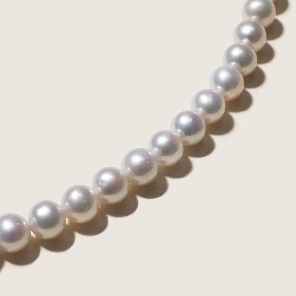 Freshwater Pearl 925 Silver Toggle Clasp Strand Necklace - HELAS Jewelry