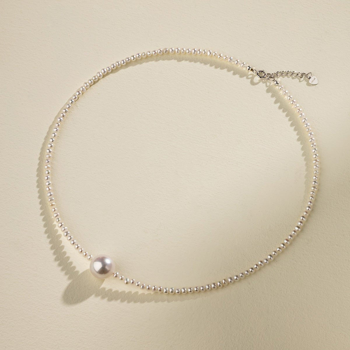 Freshwater Pearl 925 Sterling Silver Drop Surprise Strand Necklace - HELAS Jewelry