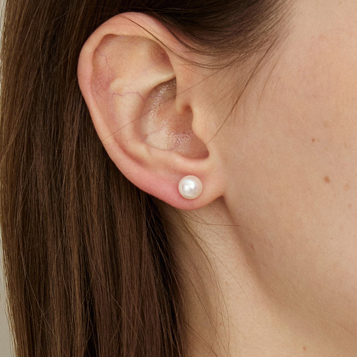 Freshwater Pearls 14K Gold Fashion Double Modular Earrings - HELAS Jewelry