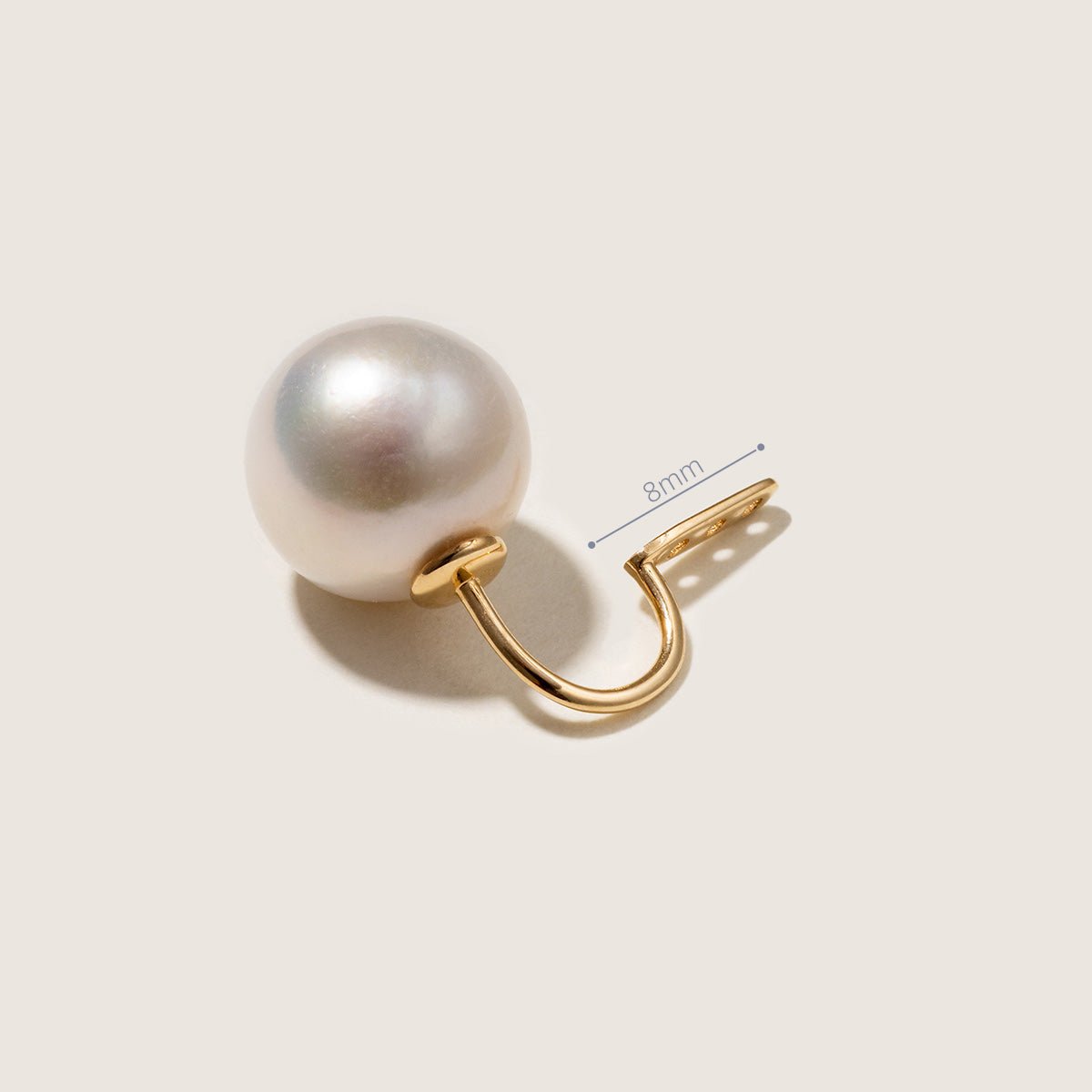 Freshwater Pearls 14K Gold Fashion Double Modular Earrings - HELAS Jewelry