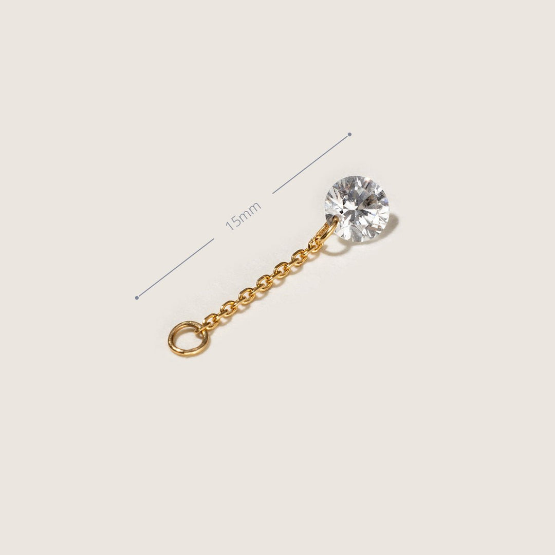 Freshwater Pearls 14K Gold Lab - Grown Diamonds Flicker Modular Earrings - HELAS Jewelry