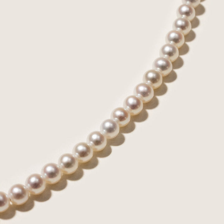 Freshwater Pearls 14K Gold Lab - Grown Diamonds Flicker Strand Necklace - HELAS Jewelry