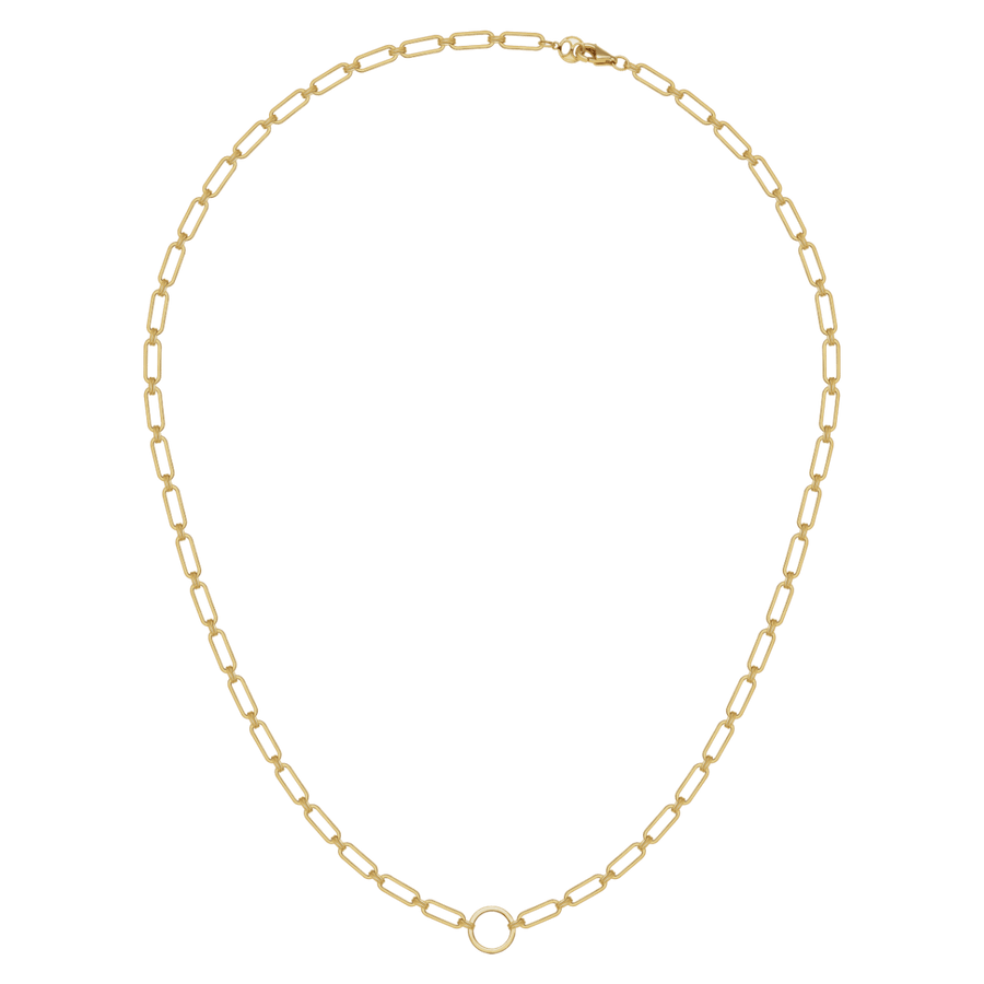 Akoya Pearl 18K Gold Diamond Lever Pendant Interlock Necklace - HELAS Jewelry