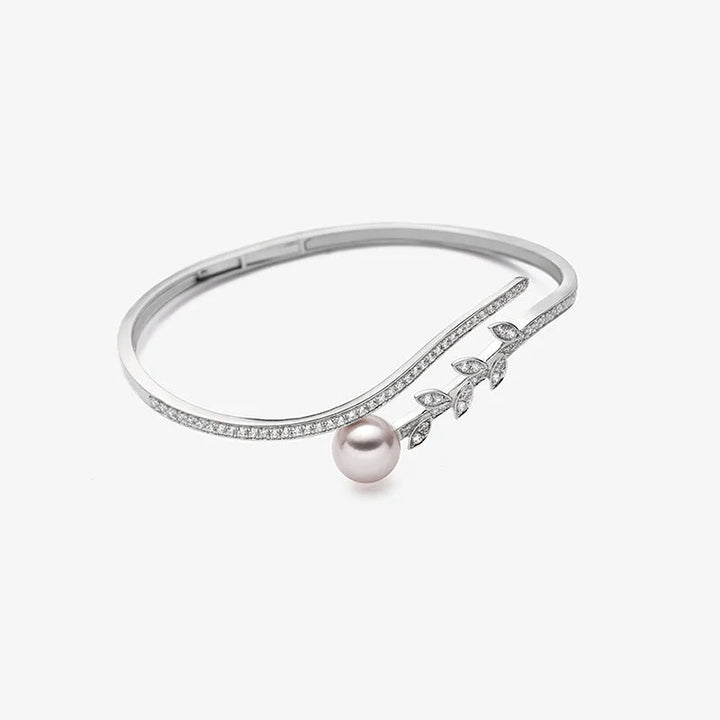 LOVE GROWS COLLECTION Akoya Pearl 18K Sycamore Leaves Bracelet LOVE GROWS COLLECTION Akoya Pearl 18K Sycamore Leaves Bracelet LOVE GROWS COLLECTION