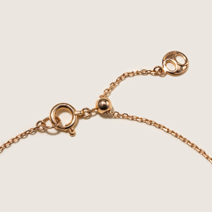 Freshwater Pearl 10K 14K Rose Gold Bloom Dew Bracelet