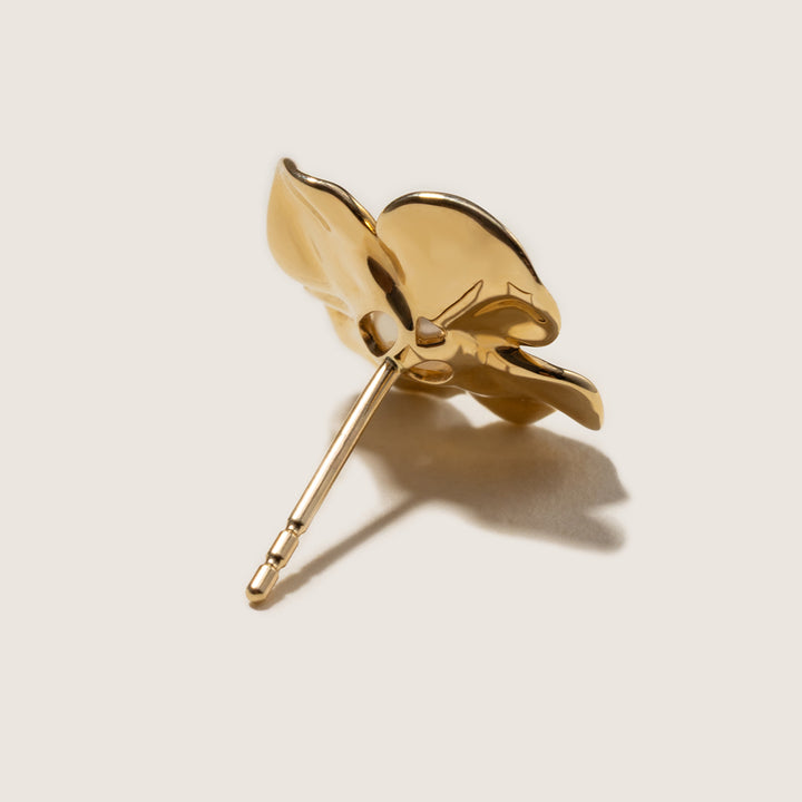 Freshwater Pearl 10K Gold Wild Bloom Stud Earrings