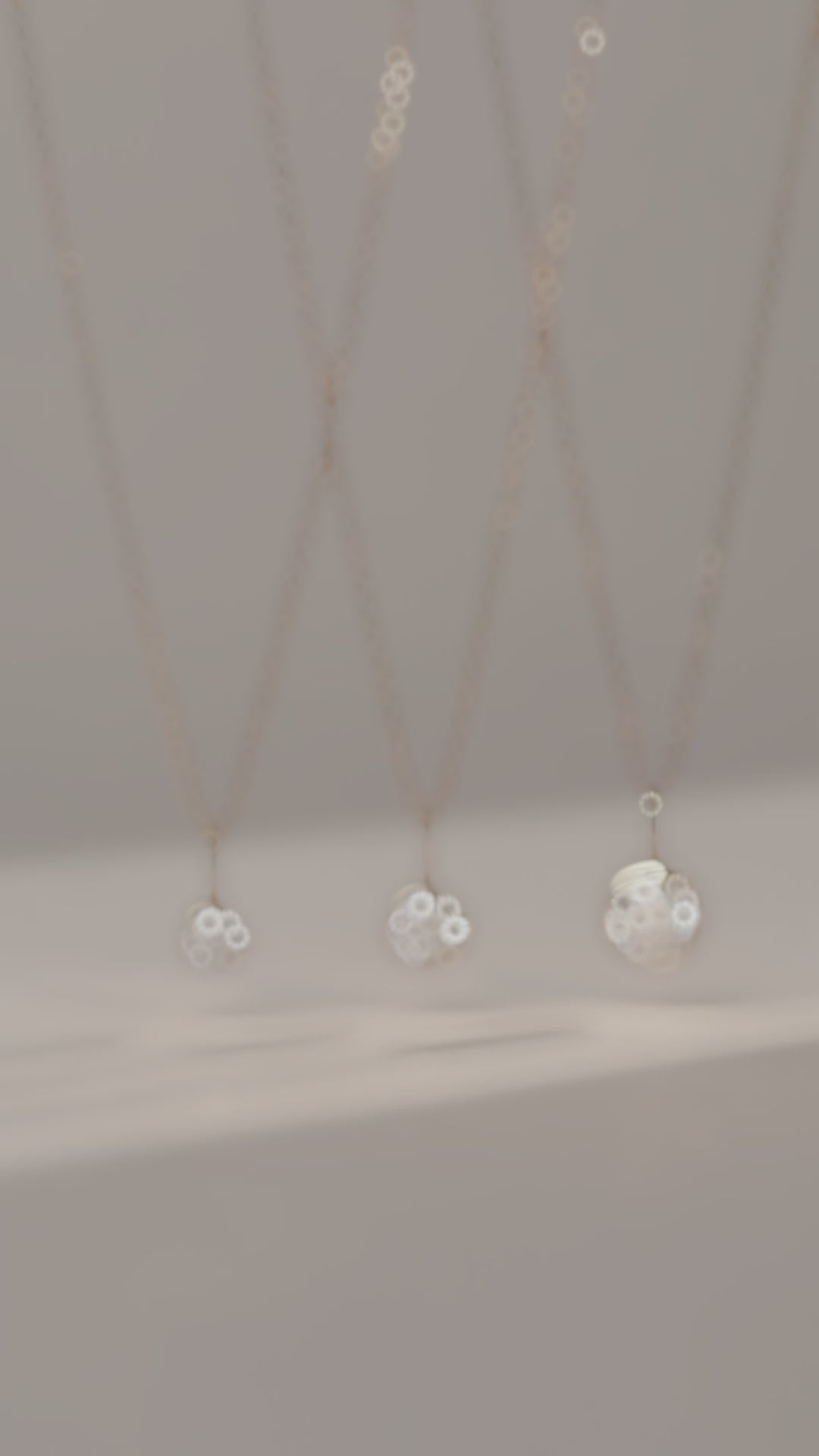 14K Solid Gold Bezel Lab-Grown Diamond Pendant Necklace