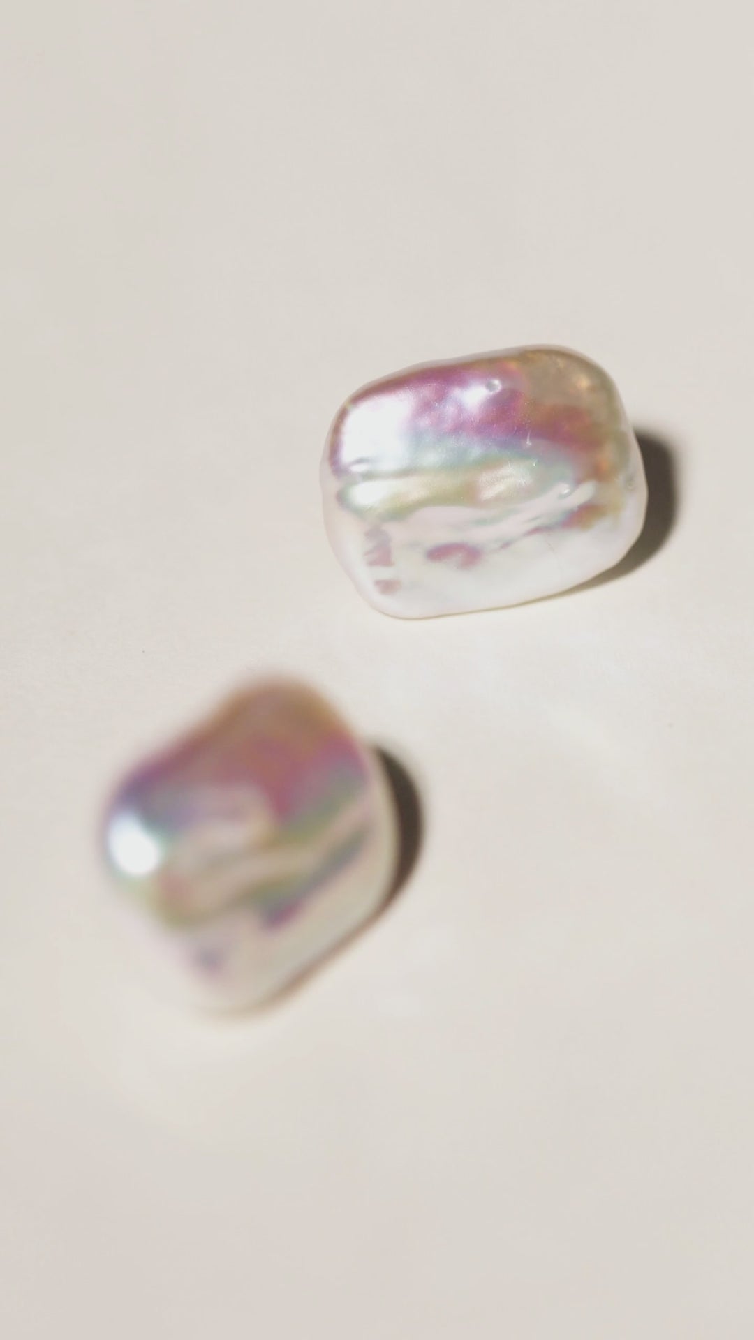 14-16mm Freshwater Pearls 925 Sterling Silver Square Shape Studs Earrings