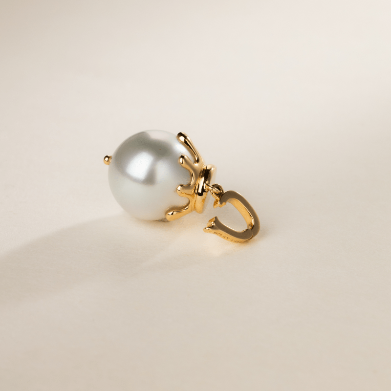 South Sea Baroque Pearl 18K Gold Honey Pot Pendant Necklace - HELAS Jewelry